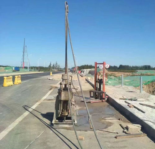 资阳公路高聚物注浆加固